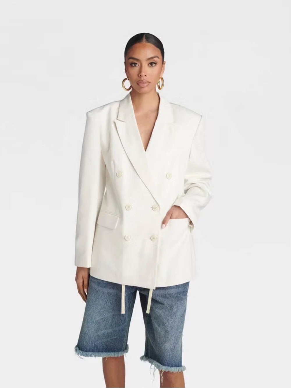 KBB by KAHLANA The Chiffon Back Blazer